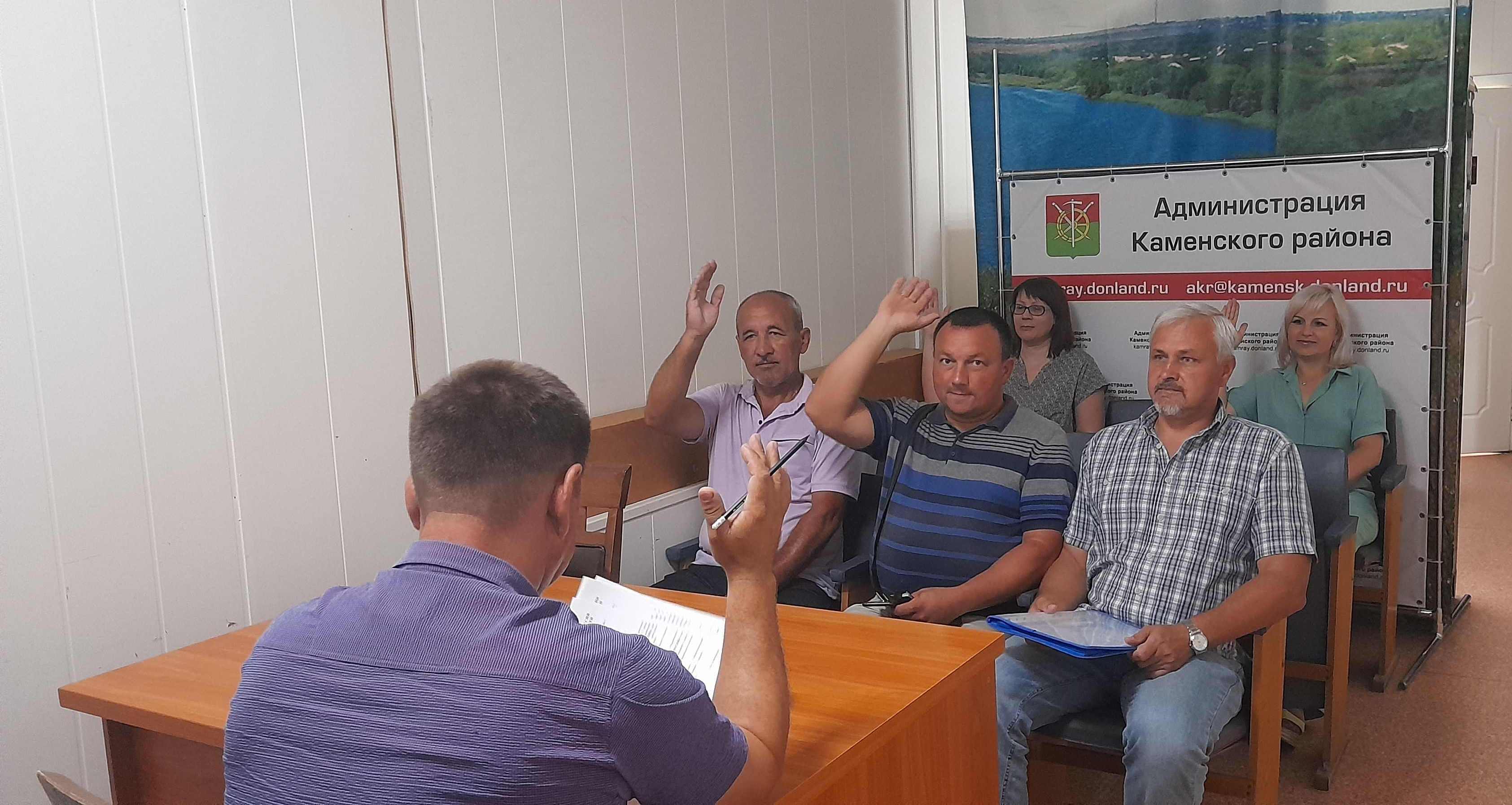 Заседание Территориальной избирательной комиссии Каменского района