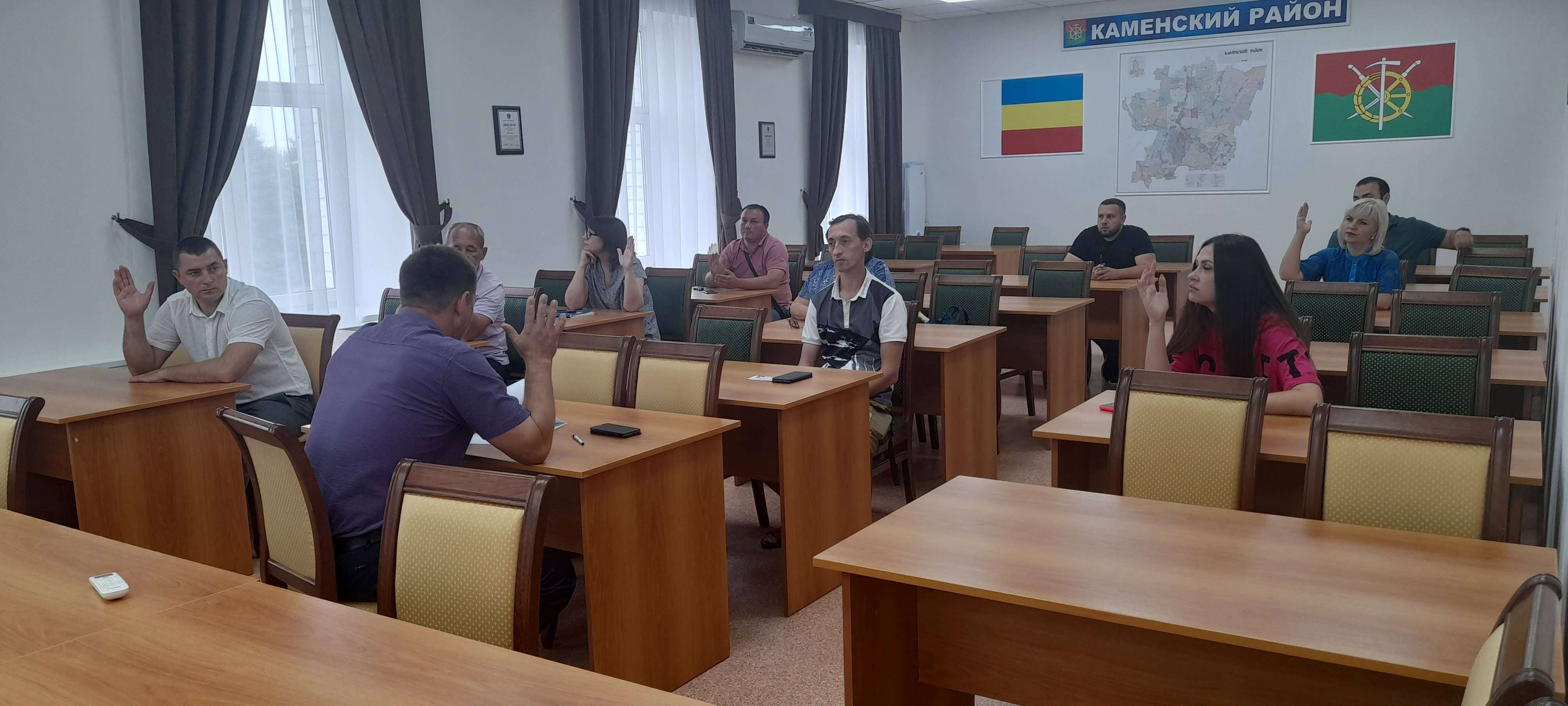 Заседание Территориальной избирательной комиссии Каменского района